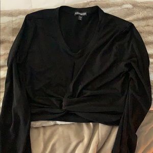 Crop top long sleeve